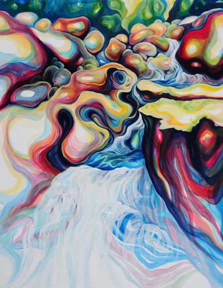 Transitional Flow oil on canvas 60" x 48"