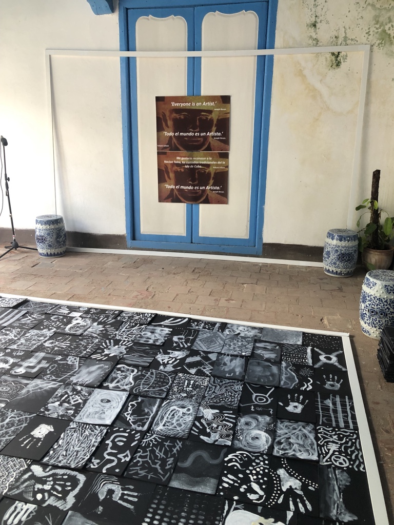 Homage to Beuys and the Traditional Custodians of Cuba the Taino people.