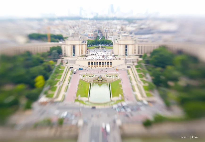 trocadero (view from the eiffel tower)
