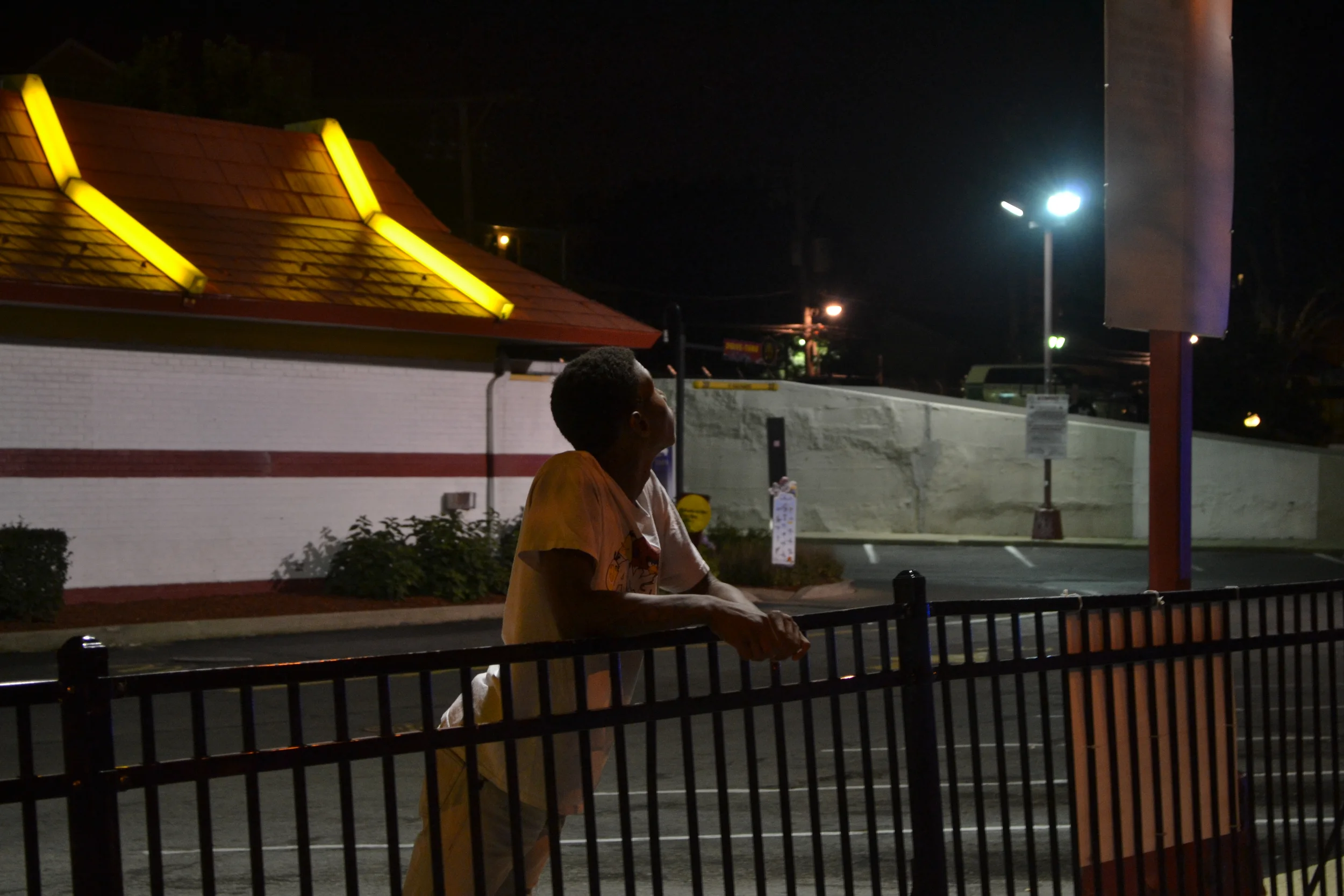 Young man at homicide