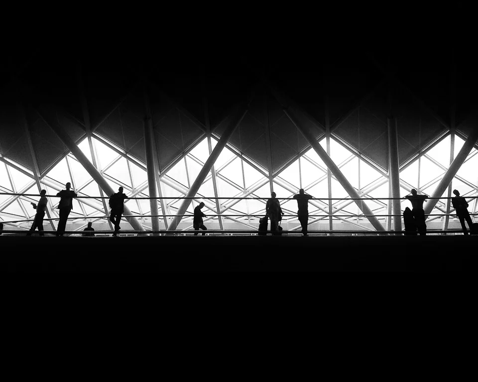 A friend was delayed. St Pancras station, London.