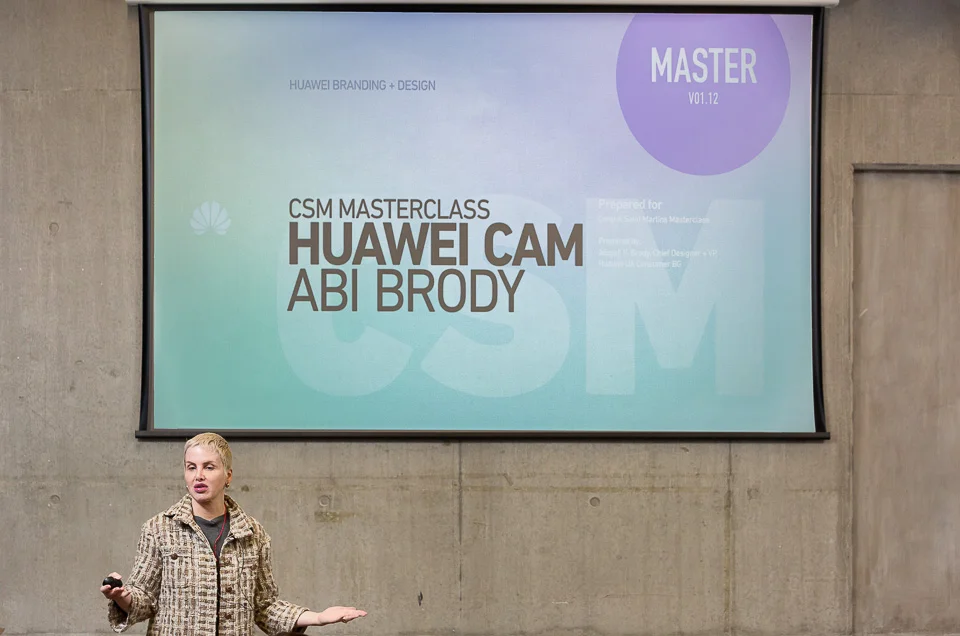Abi Brody - Huawei Masterclass at CSM