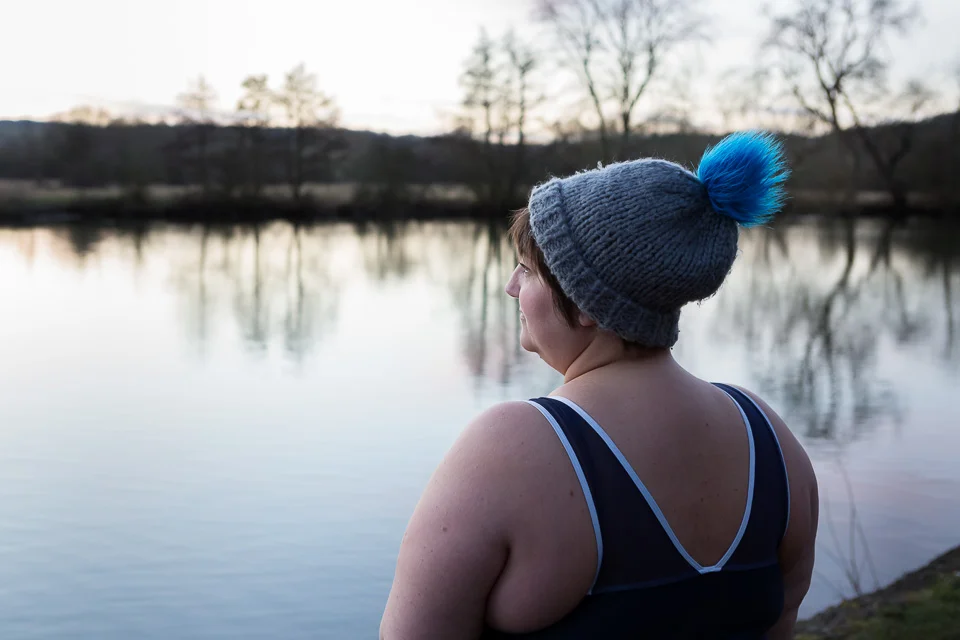 Before the shoot, I had in my mind a bleak, peaceful solitude as the tone. Bare trees, mist and dark water. Although presence and solitude were very much the mood, Ella is a much smilier and relaxed person than these images convey.
