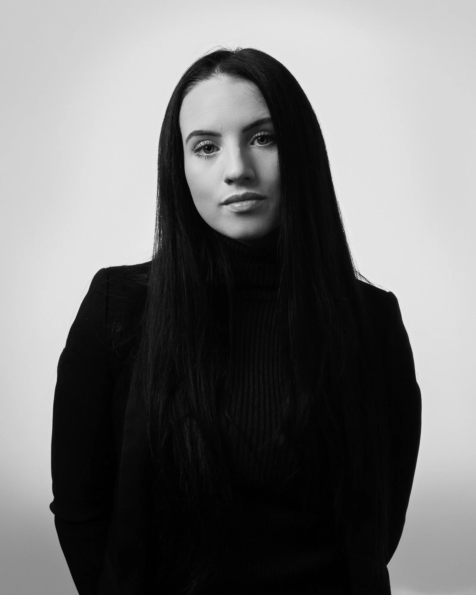 A half-length portrait after cropping