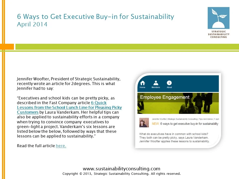 6 Ways to Get Executive Buy-in for Sustainability