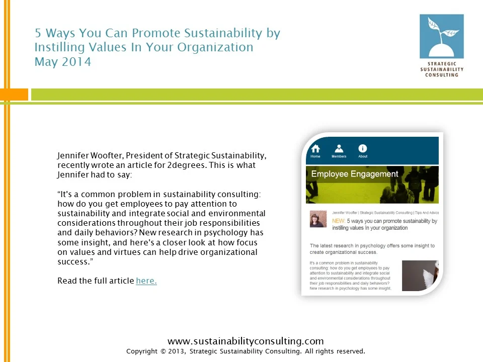 5 Ways You Can Promote Sustainability by Instilling Values In Your Organization