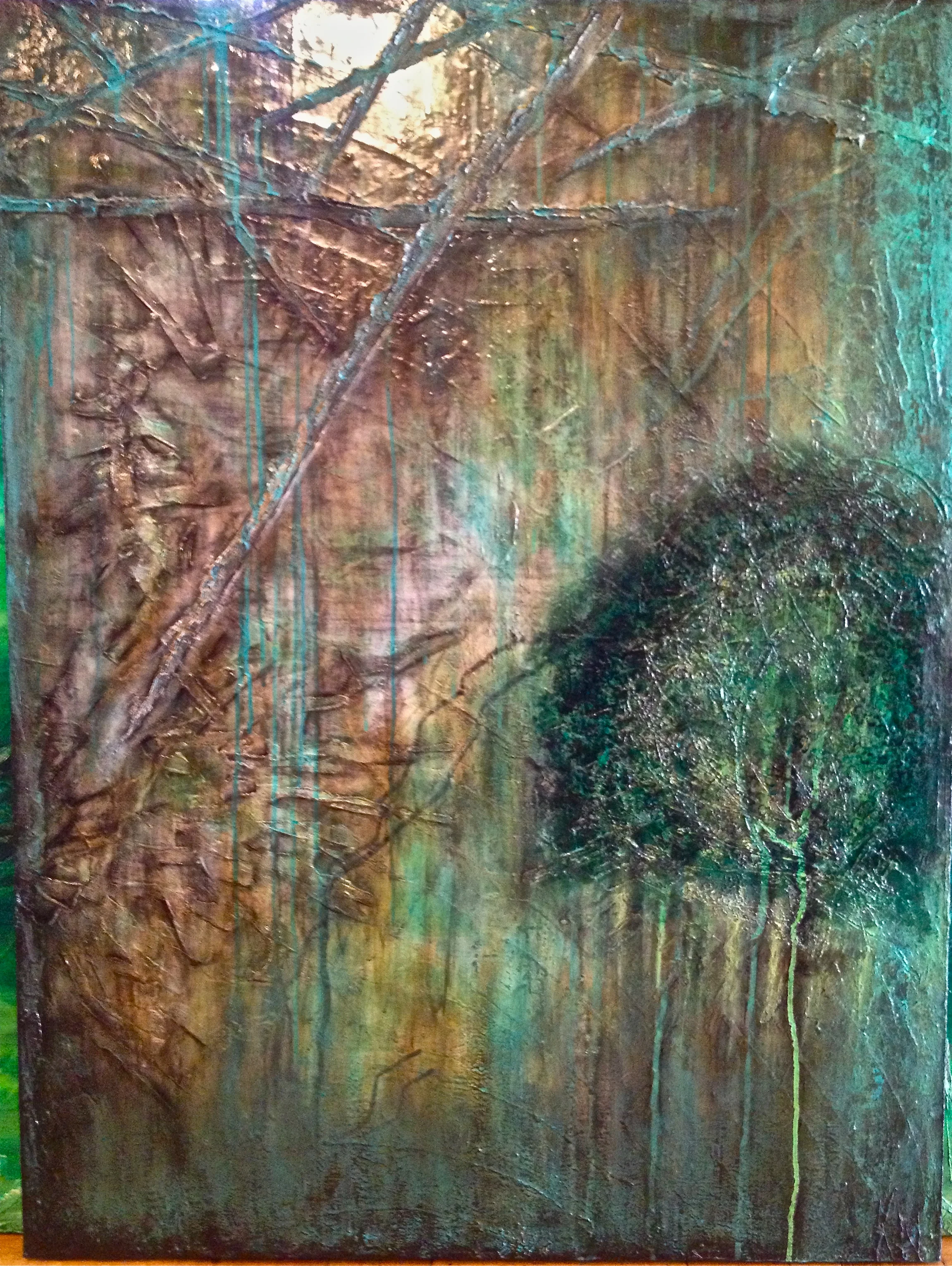 The Elements 48x36, acrylic on canvas, $850