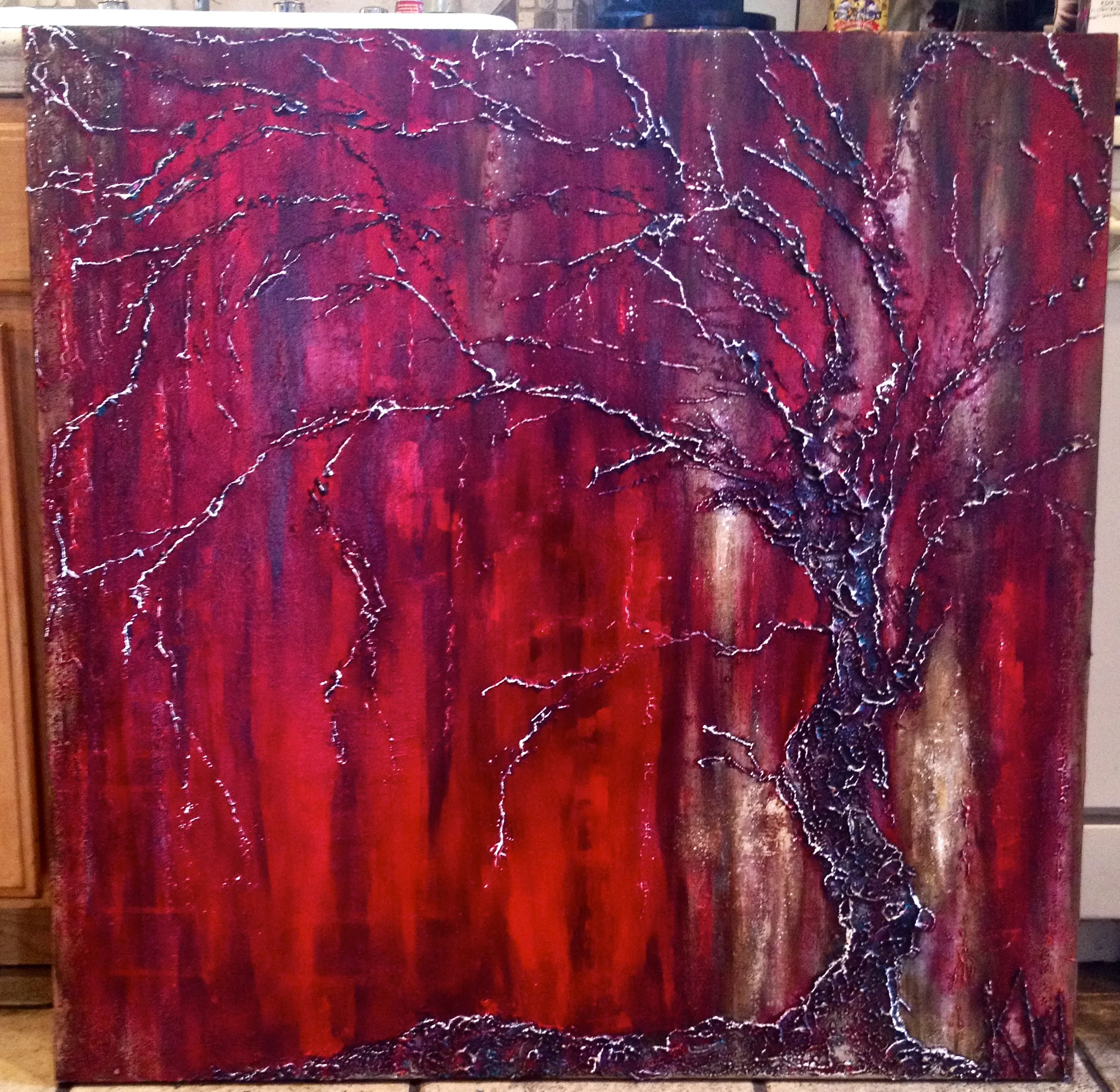 36 x 36 acrylic on canvas