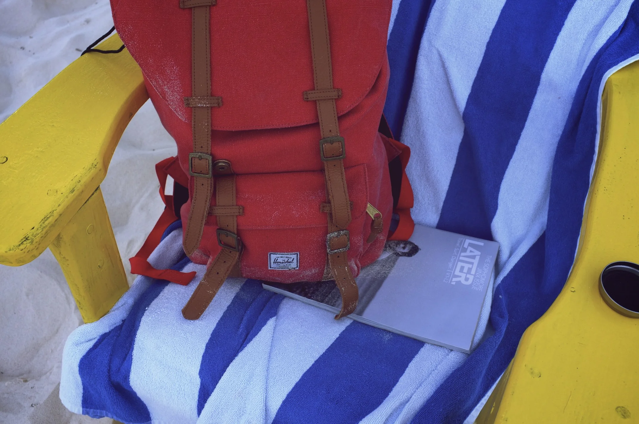 Herschel Supply Co.'s "Little America" backapck, hanging out with LaterMAG