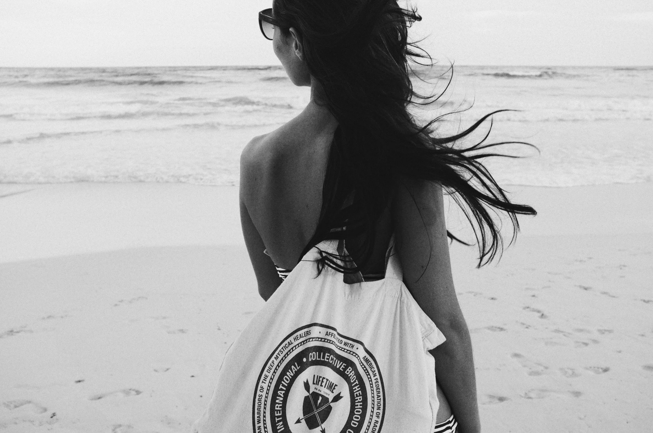 The beach in Tulum by Las Lunas Hotel