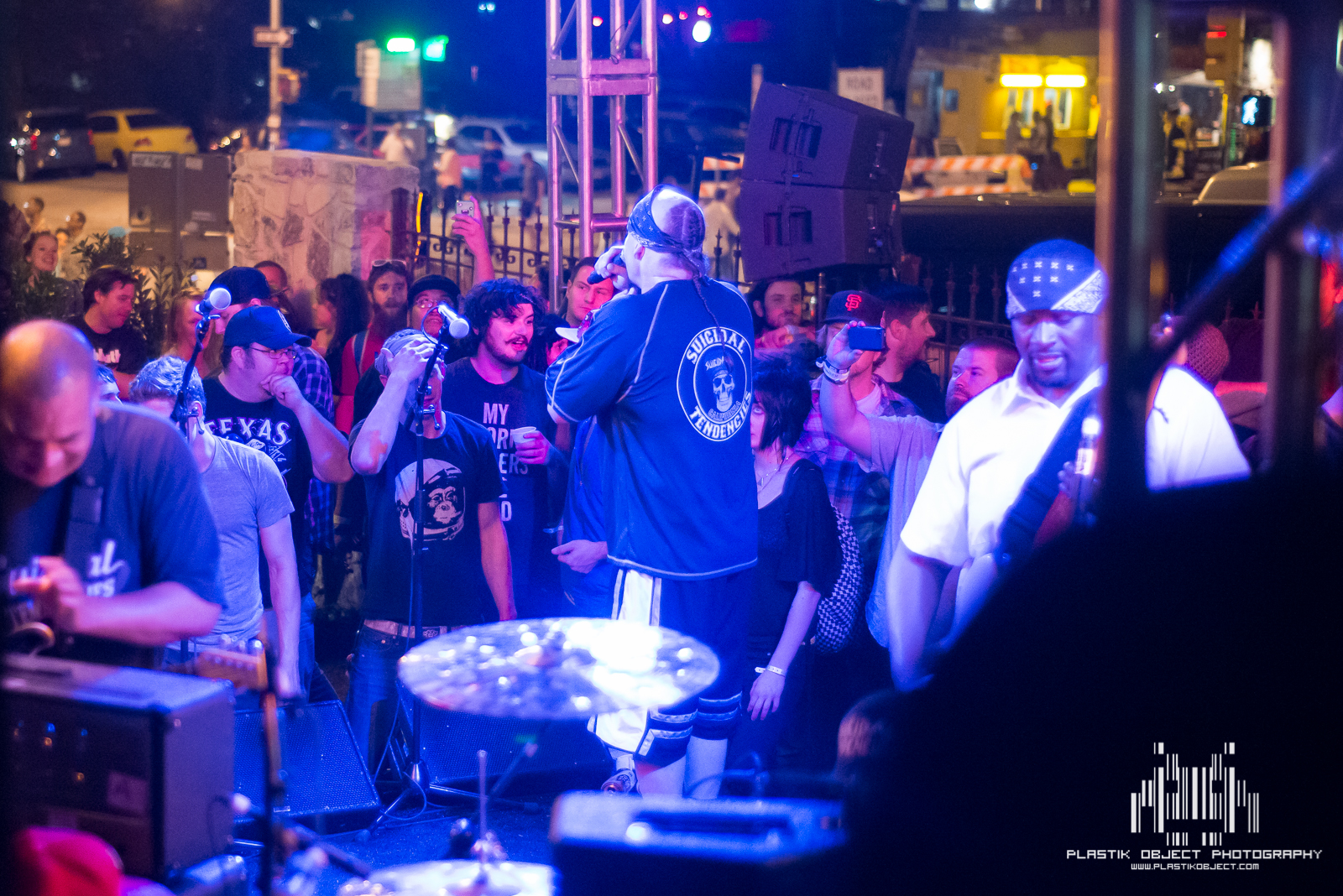 Backstage at the Suicidal Tendencies show at the Virgin House