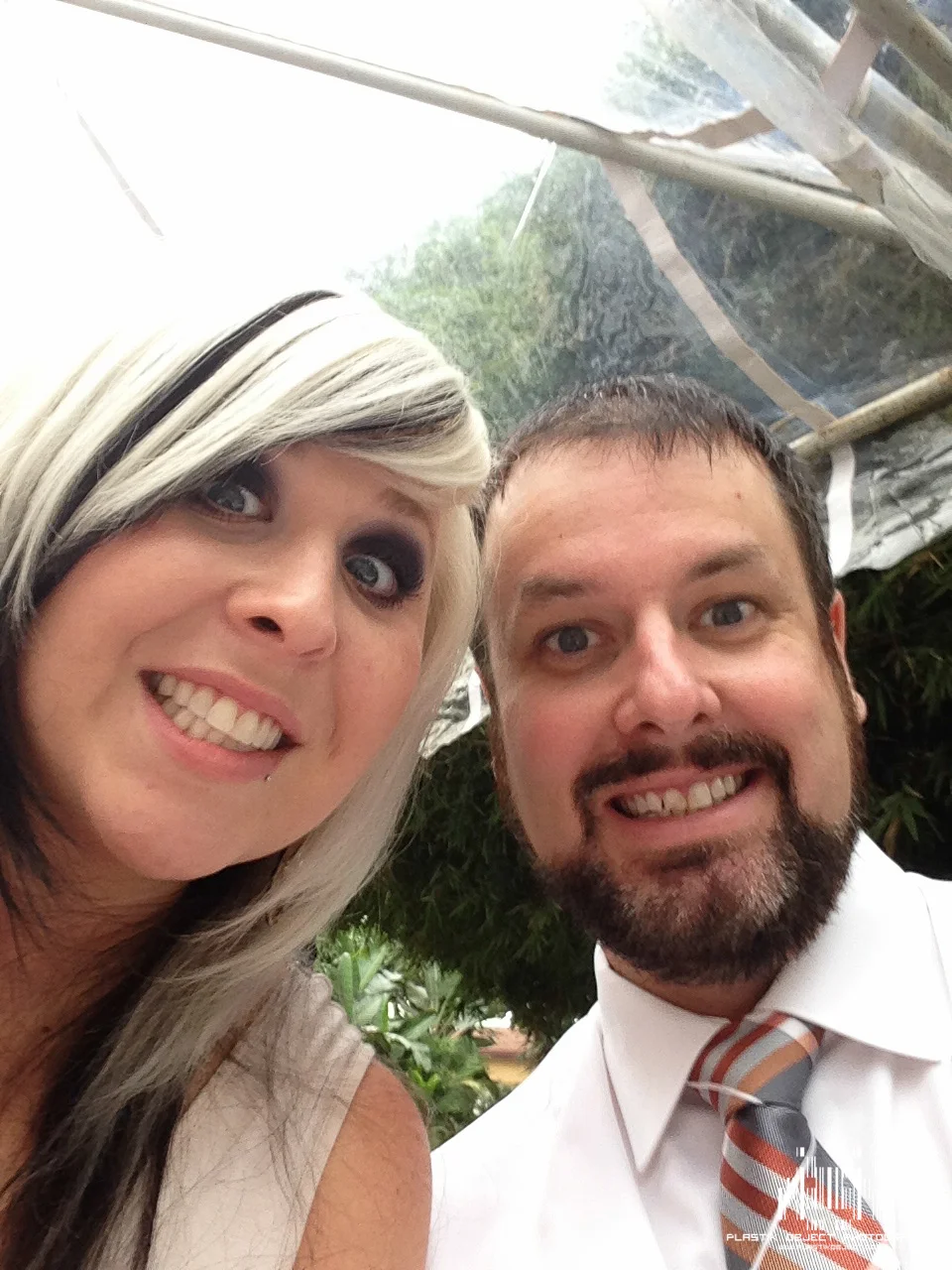 Wedding face on!
