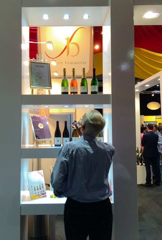 Messestand des Weinguts Siegbert Bimmerle