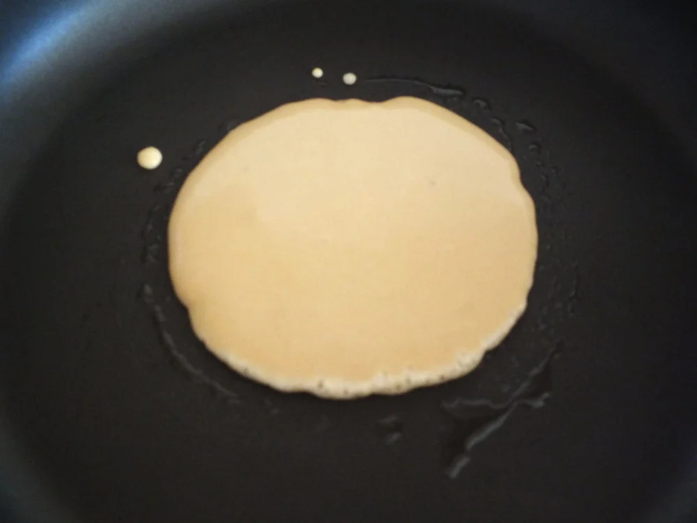 Heat gently in non stick pan.