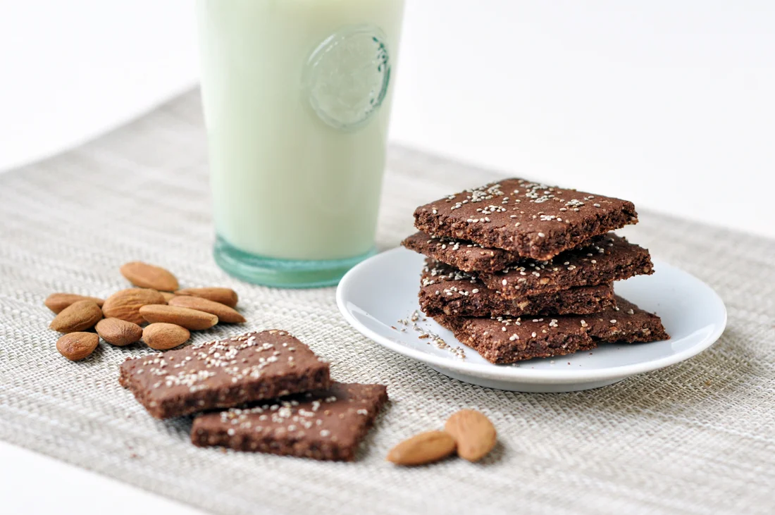 Chocolate Almond Crackers