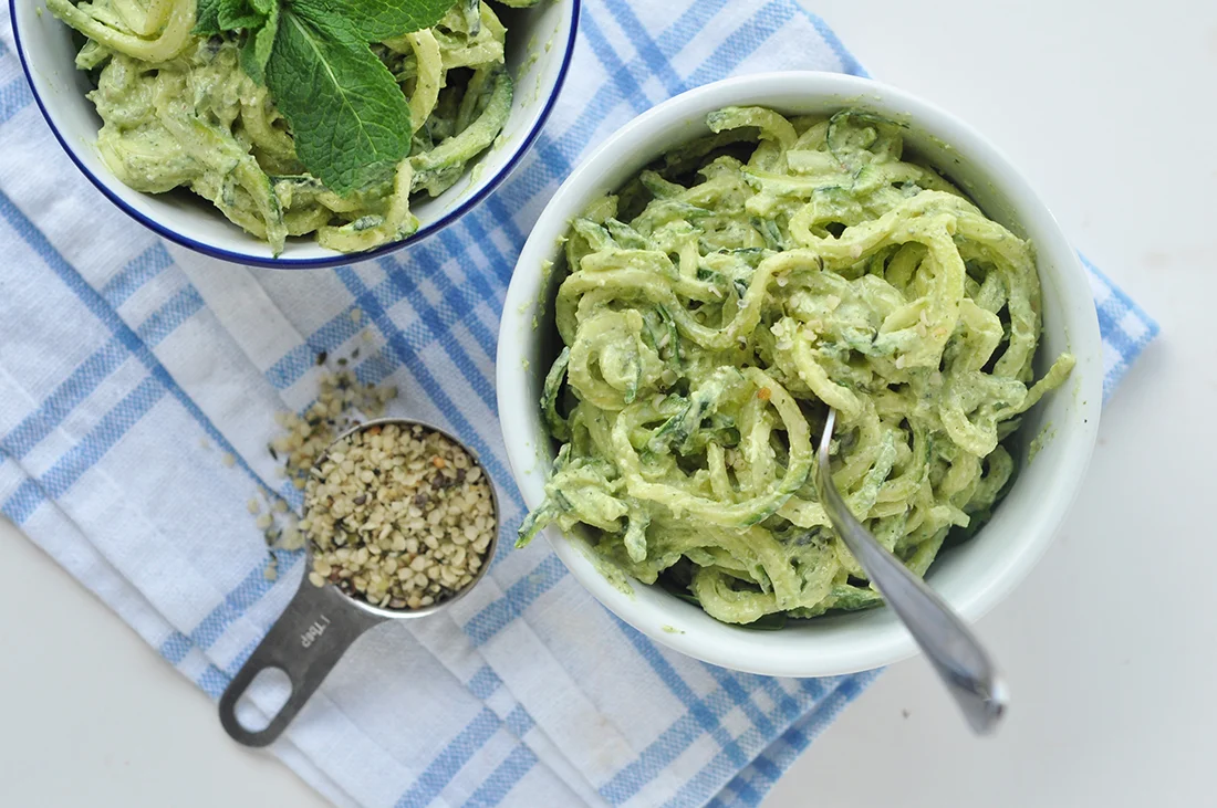 Hemp and Avocado Noodles