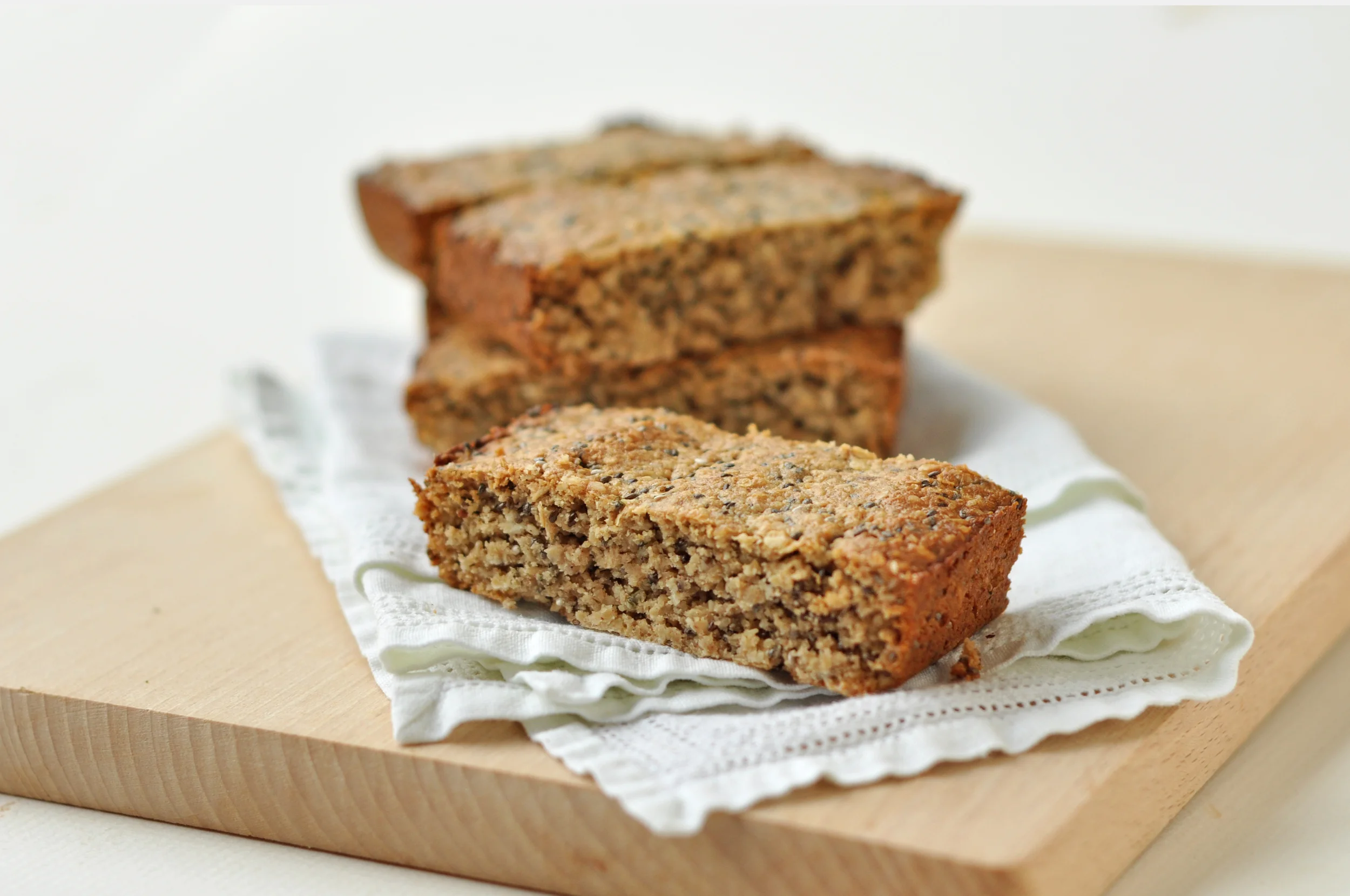 “A flapjack packed full of seeds to give great texture and a protein boost keeping you full for longer!”