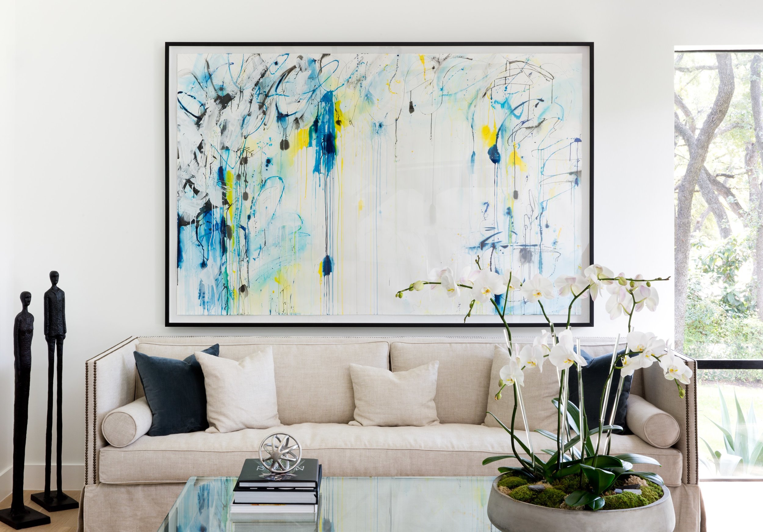  commissioned for private residence in Austin, TX   photo courtesy of  Alicia Emr Art Advisory     