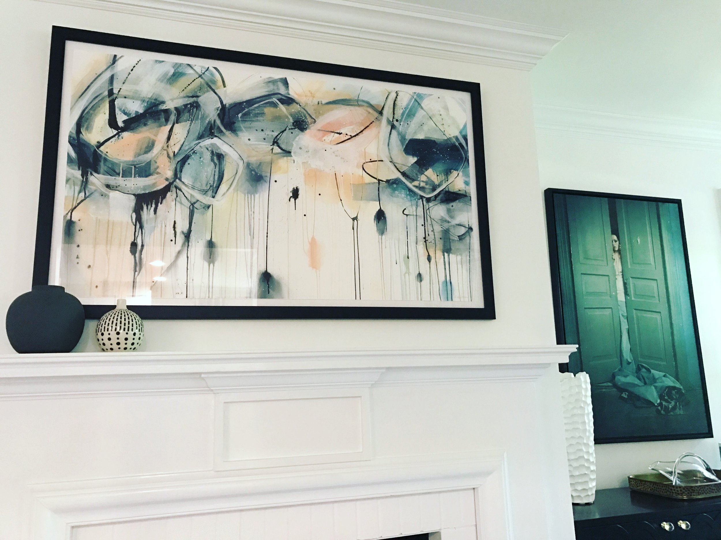  commission for private residence in Charlotte, NC     Art House Charlotte    for    Four Story Interiors   