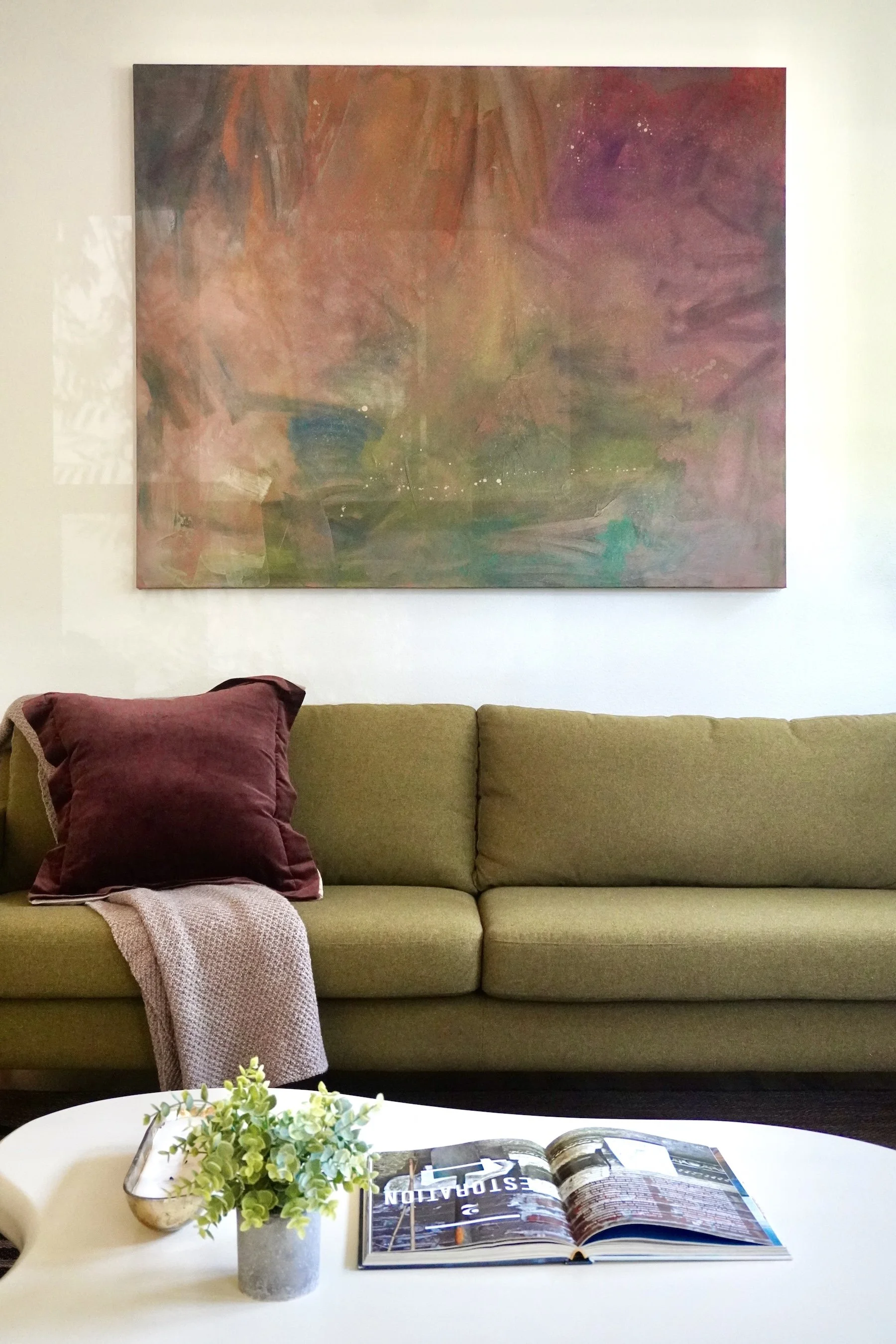  custom painting for de wolfe   60×48, acrylic on canvas, 2025 