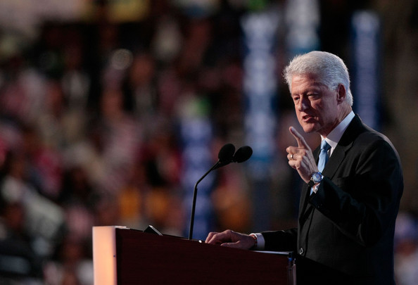 President Bill Clinton at the 2008 Democratic Convention