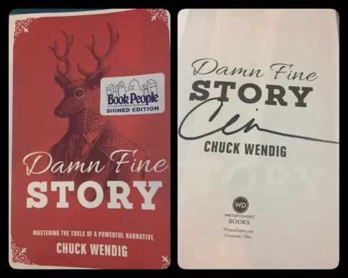 Damn Fine Story by Chuck Wendig. Book purchased at Book People * in Austin, Texas. *Best book store EVER* Post contains affiliated links. 