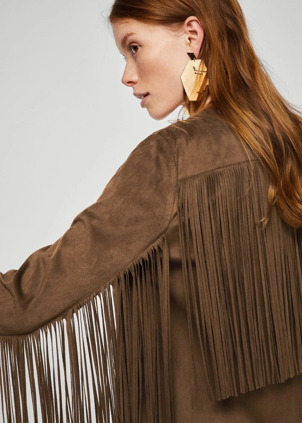 mango fringe jacket