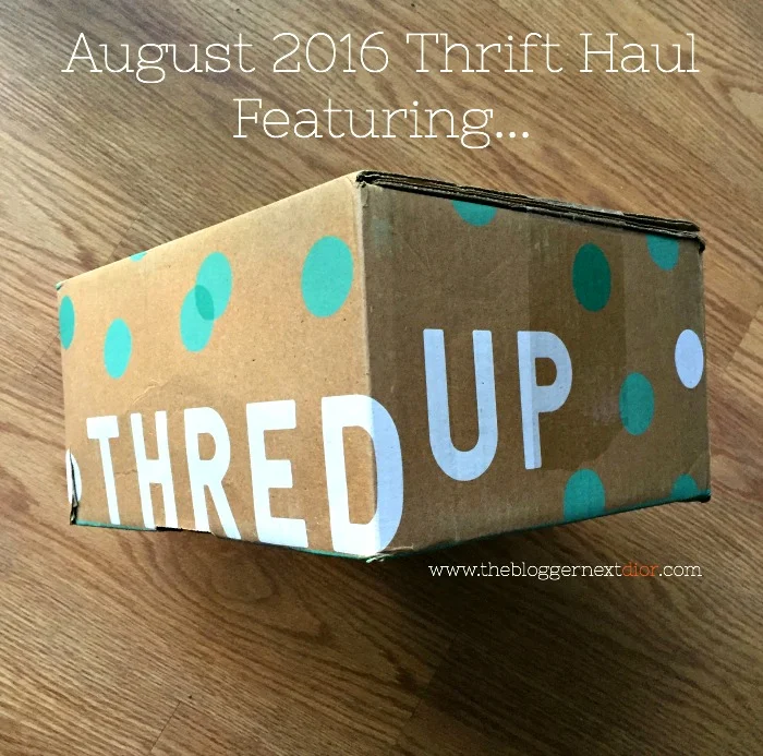 August 2016 Thrift Haul: Thredup