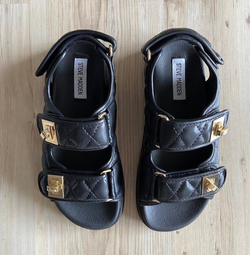 Luxe for Less: Chanel's vs. Steven Madden's Dad Sandals (+ How to Style Dad  Sandals)