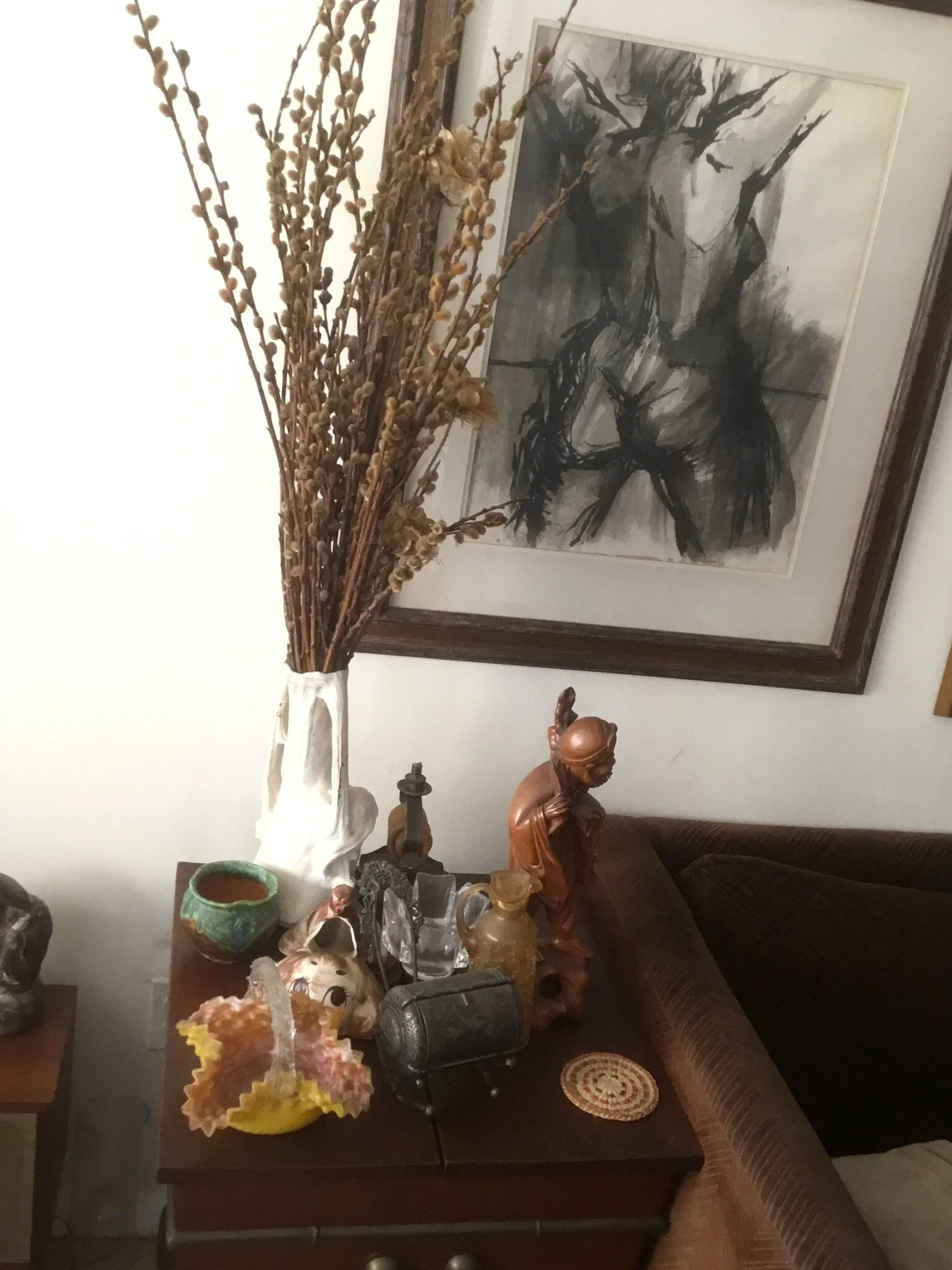 Nude and side table
