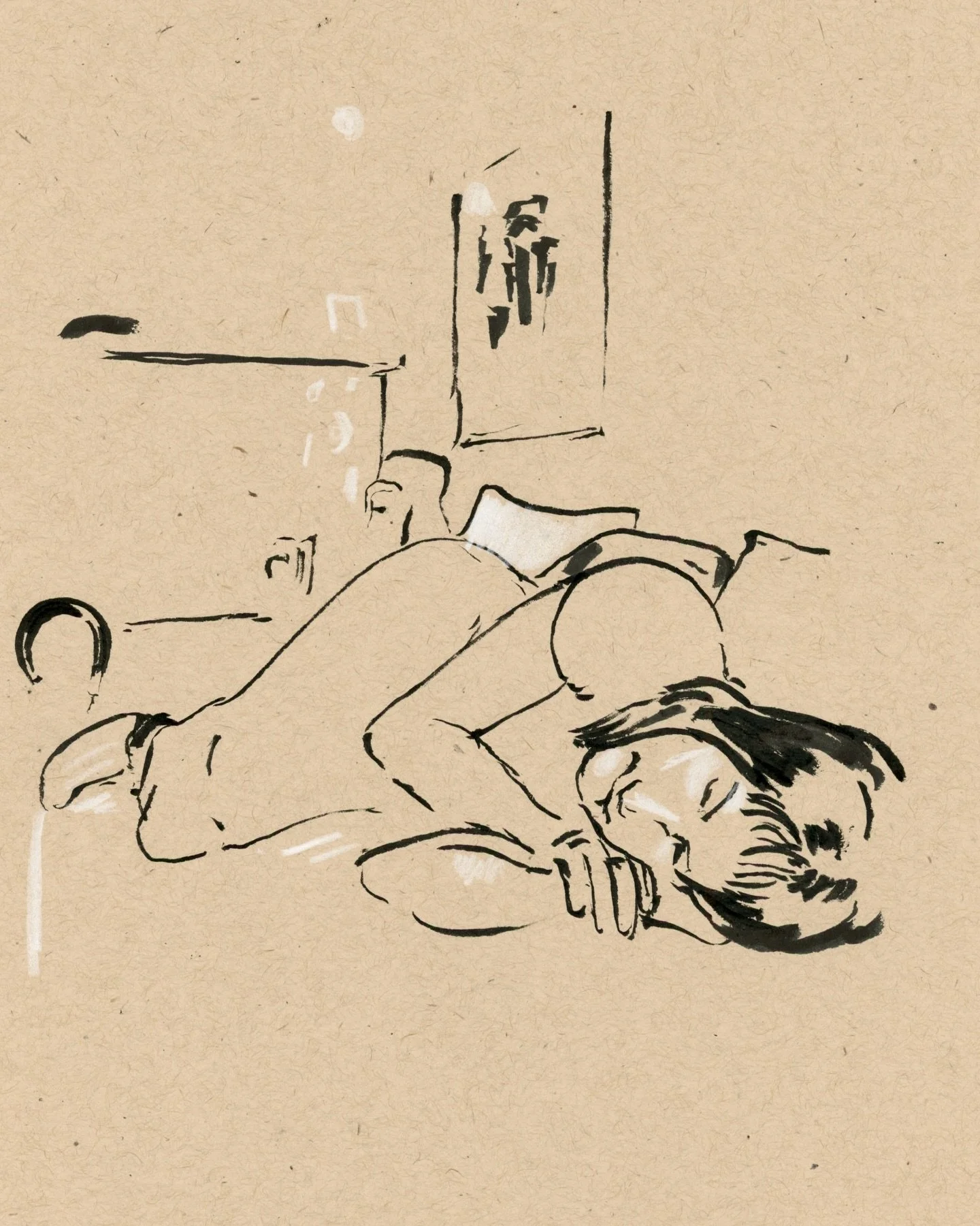 Wonderful poses by the always excellent @la_reference_p #chambredebonne