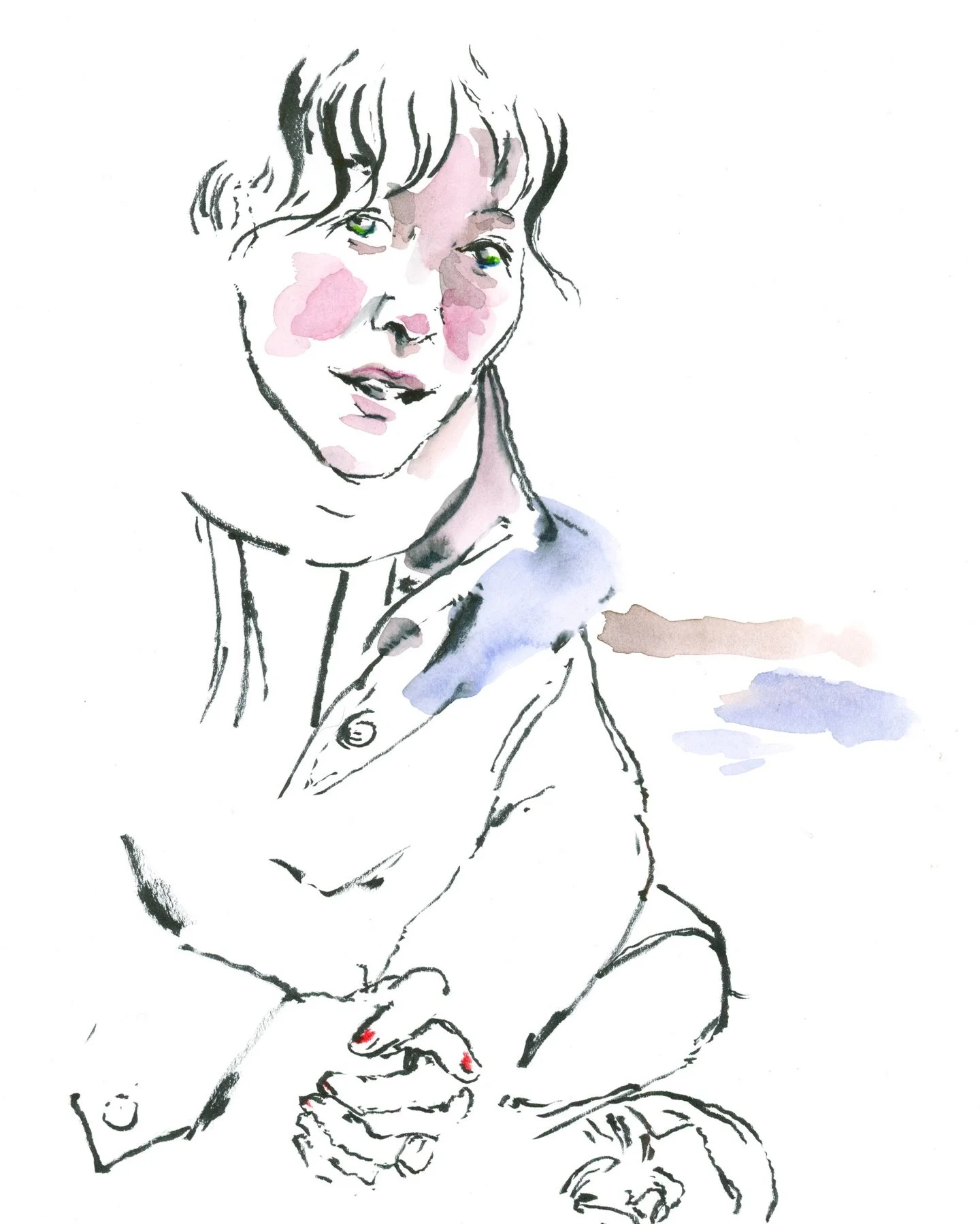 @la_reference_p in a raincoat in Versailles