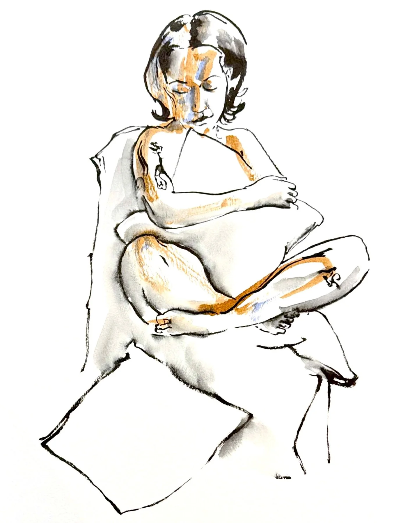 Excellent @jazbeasley_ at @drawntogether333 at @ninabaldwingallery