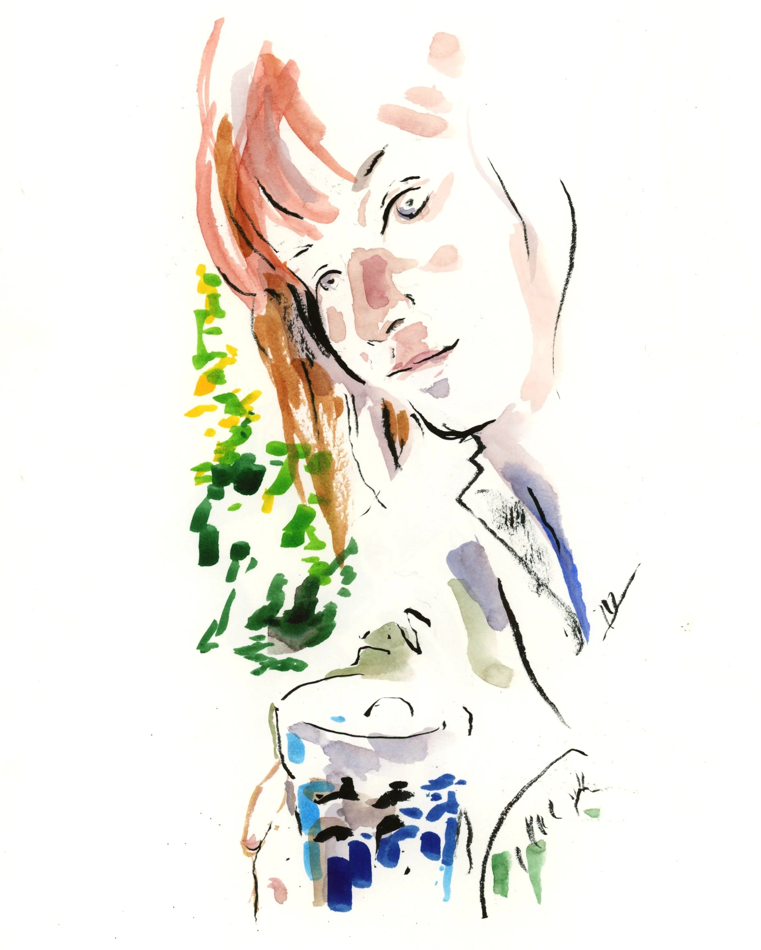 Sunshine, passion fruit and blue flowers with @la_reference_p
