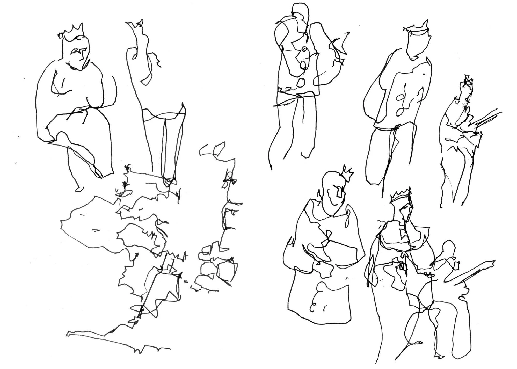 I drew, laughed and enjoyed the company of @tedmichalowski and @hannahmichalowski at the @alfredyankovic concert in Alpharetta last Sunday. Some of these drawings made me mourn the outer edges of my long-distance vision, but I so enjoyed spending tim