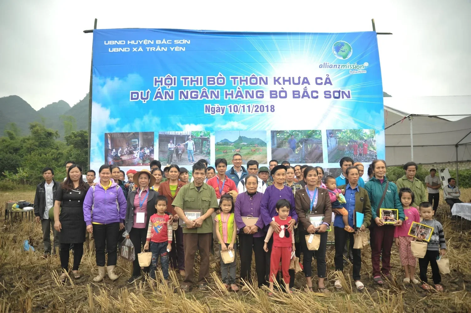 The first Cow Contest in Tran Yen, Bac Son, Lang Son
