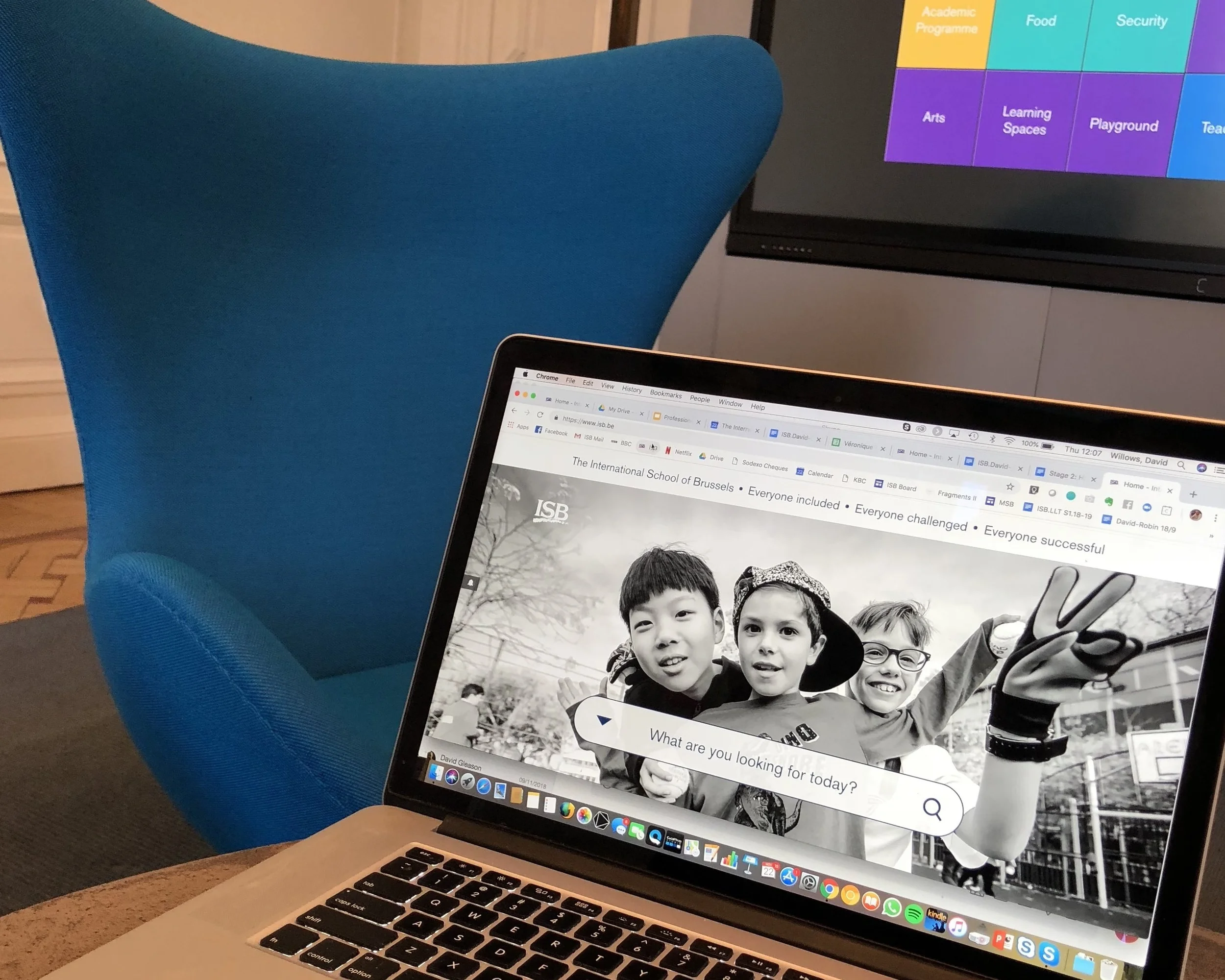 Designing a School Website that Listens and Learns