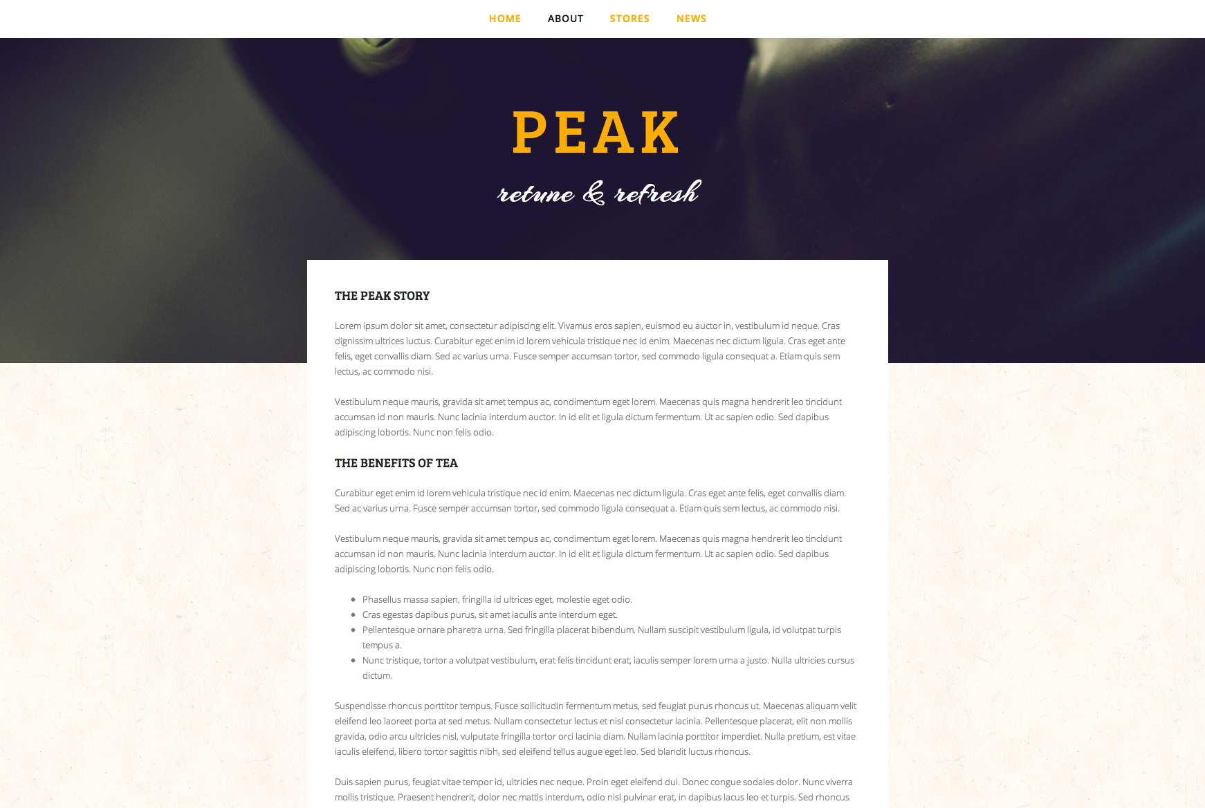 Full-width Layout.