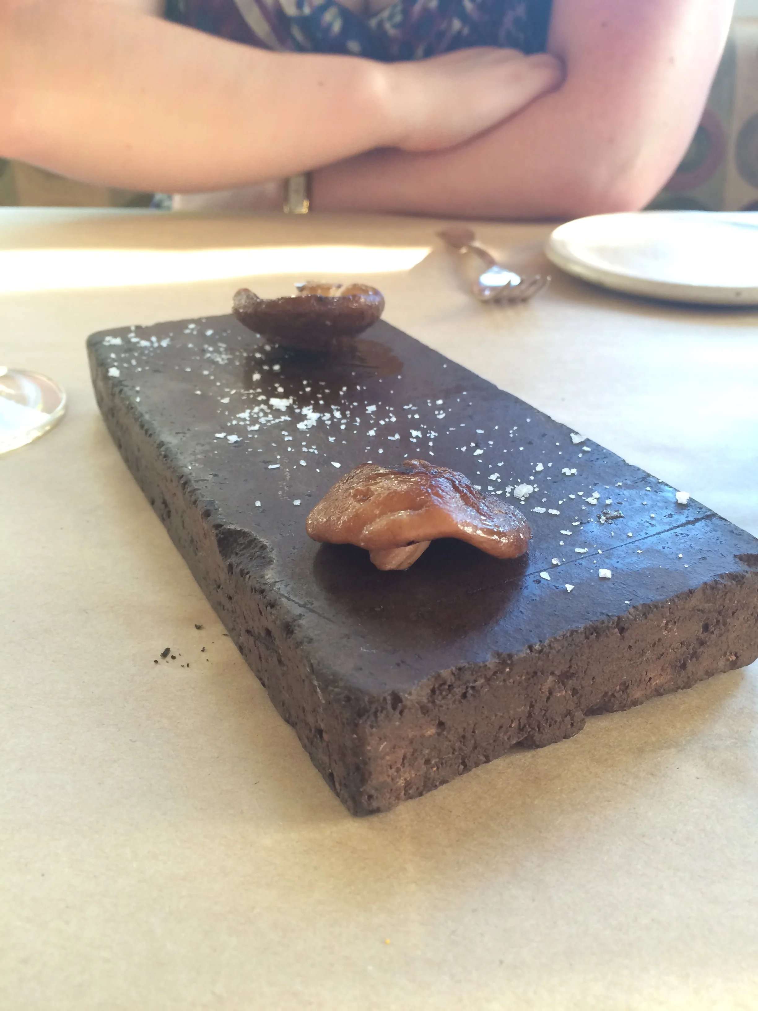 Shiitake and salt