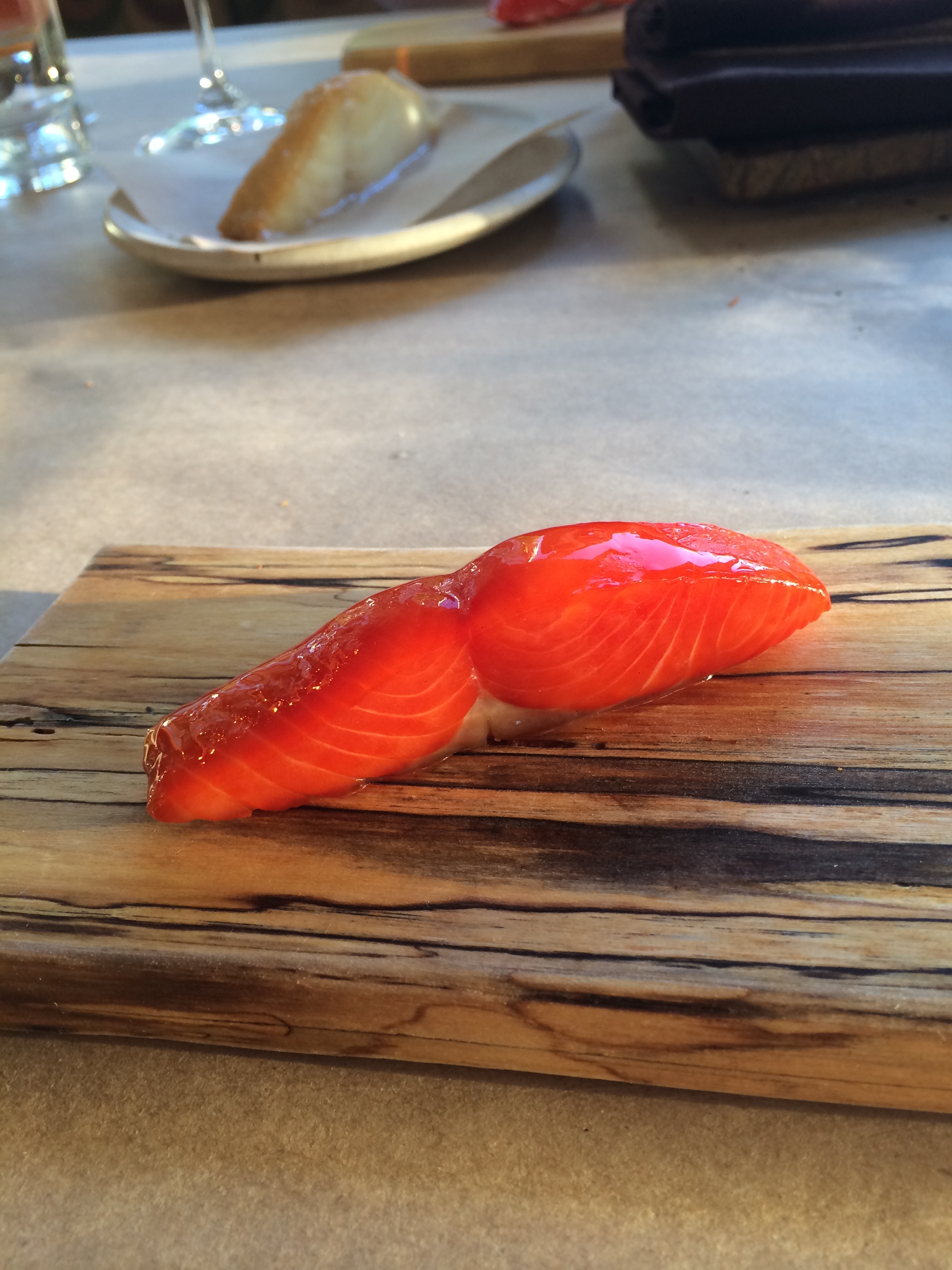 Sockeye and Cod, fresh from the smoker.