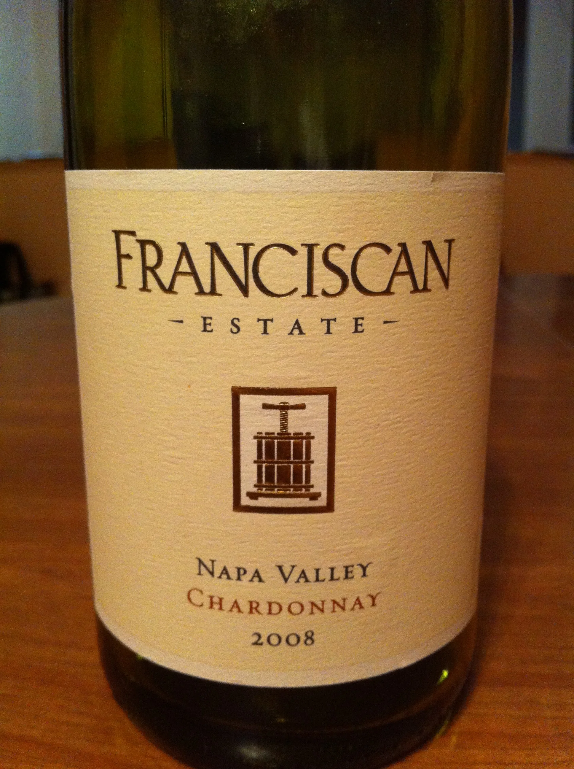 Featured wine Franciscan Estate Chardonnay 2008