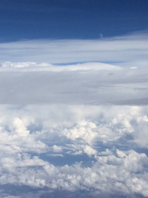 Goodbye Moon. Flying into the storm. Austin, TX