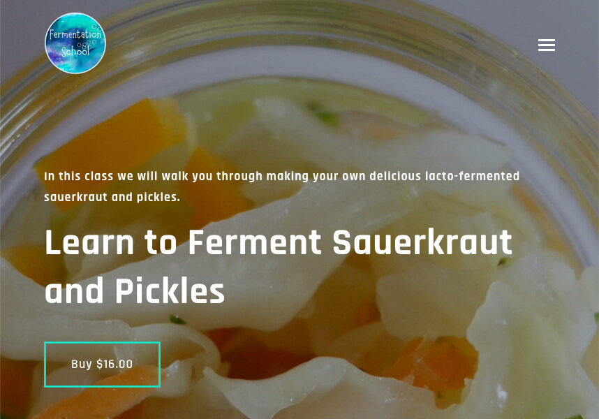 Learn to Ferment Sauerkraut and Pickles