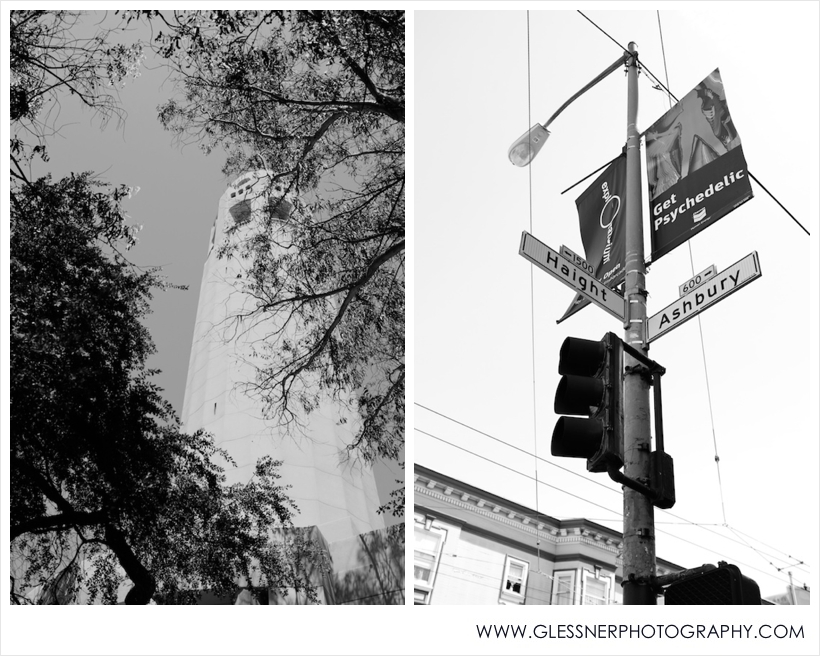 Coit Tower and Haight-Ashbury. Shot with Fuji X100. Processed with VSCO.