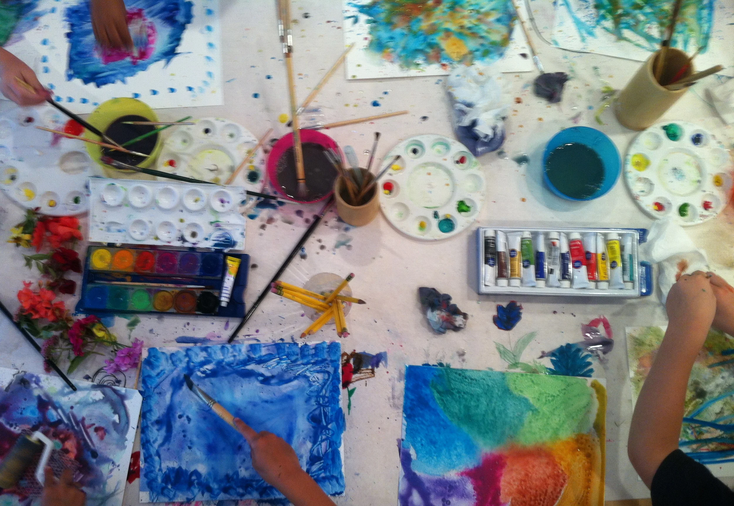 Yupo paper is an amazing watercolor paper that allows you to experiment with color, materials and texture. 