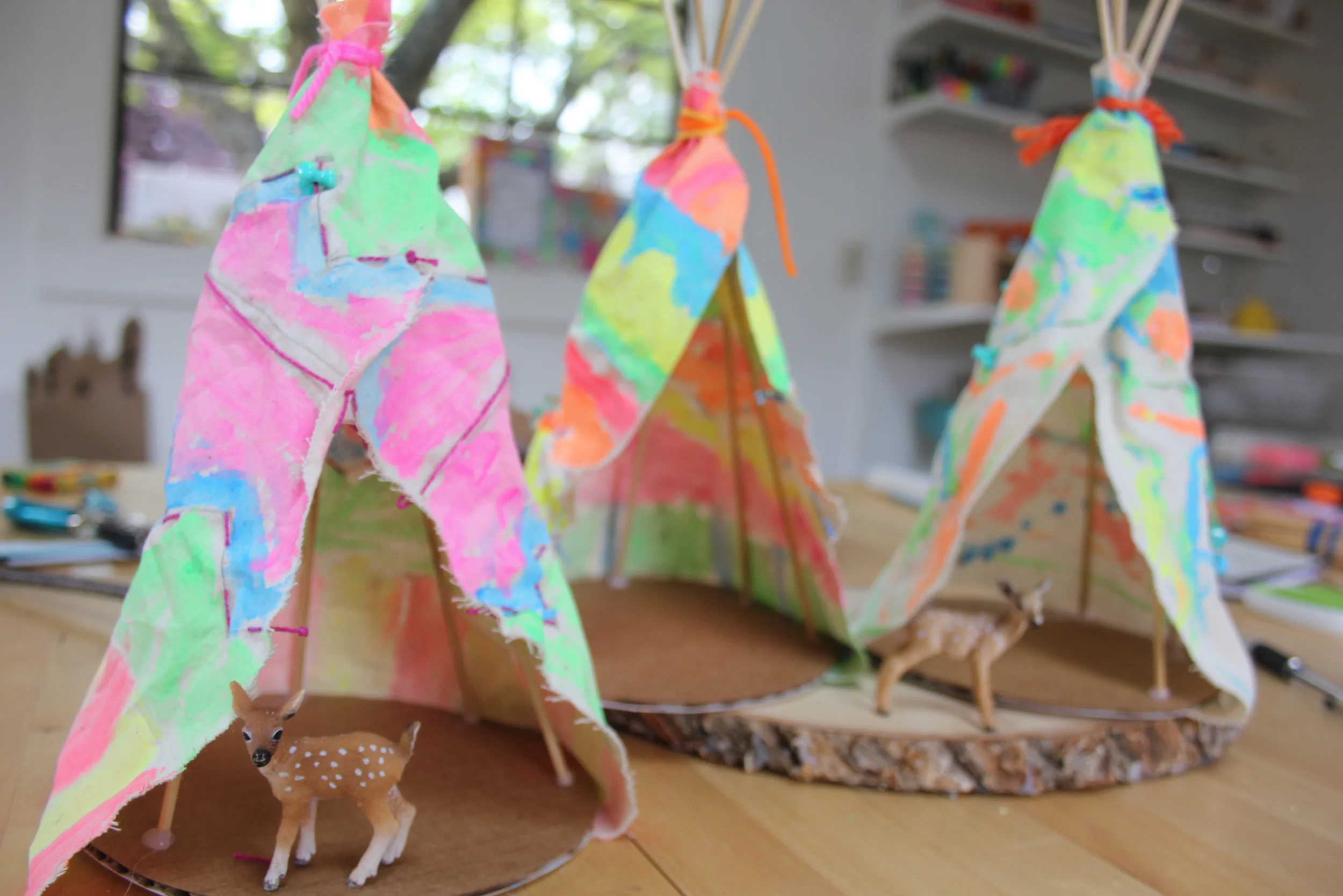 Mini Tipi to shelter small guests.