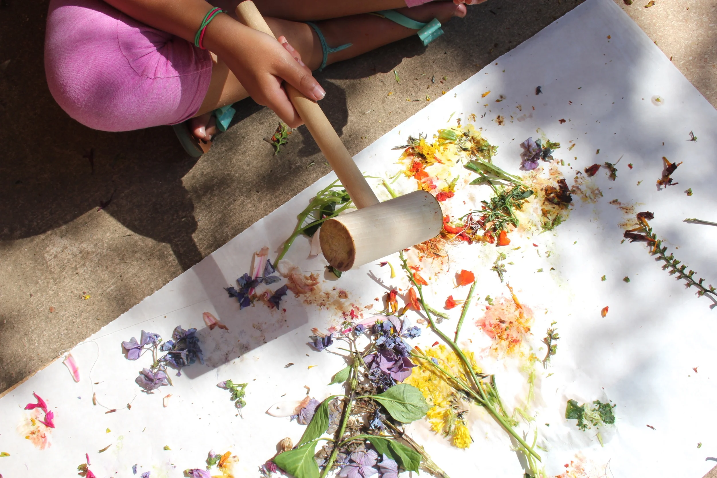 Having a bad day? Grab a mallet and practice the zen art of flower smashing....