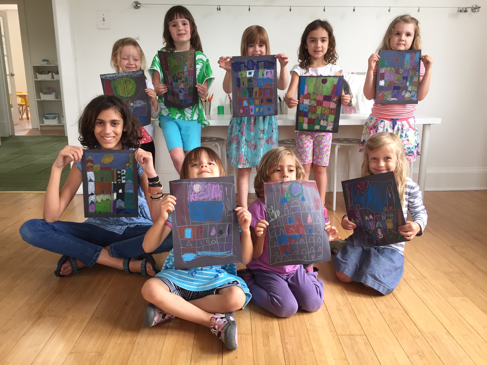 Klee inspired castles.