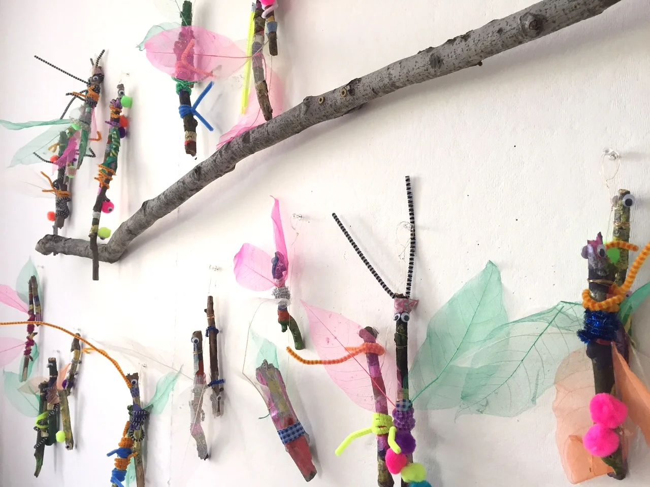 A flight of stick insects at Little Loft.