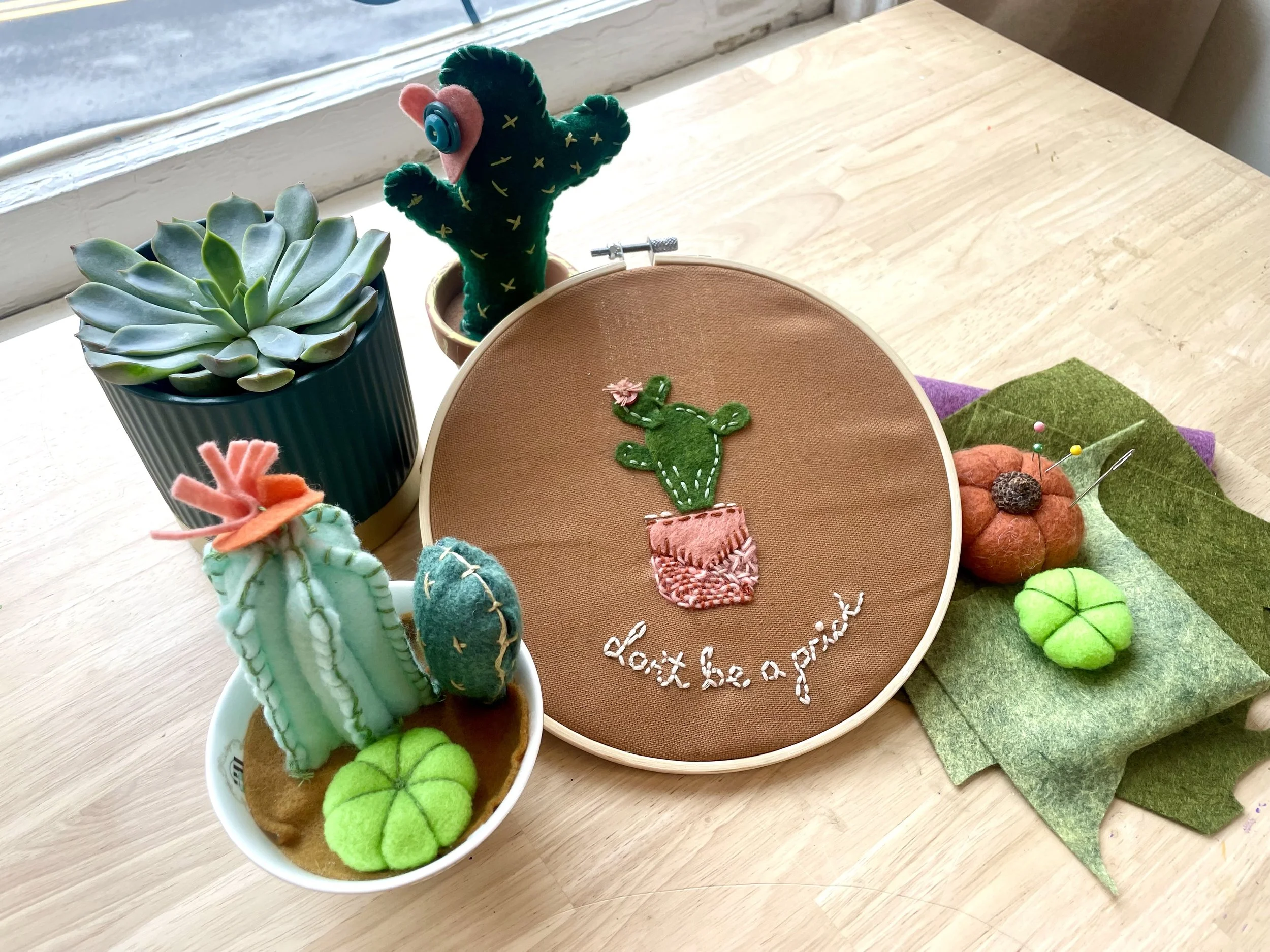 Slow Stitched Plants: Embroidery for Adults